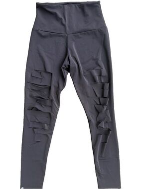 Onzie Black Shred Distressed Leggings S/M